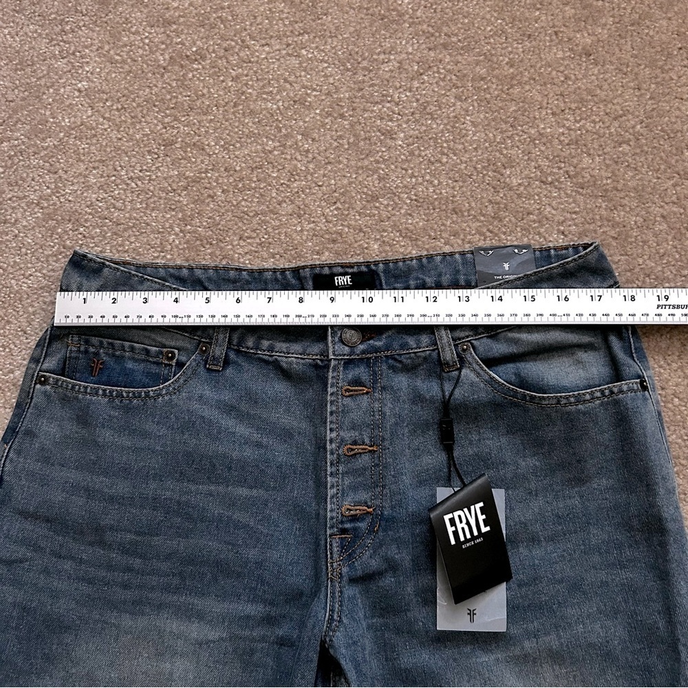 Frye The Stevie Straight Low Rise Jeans - Picture 12 of 13